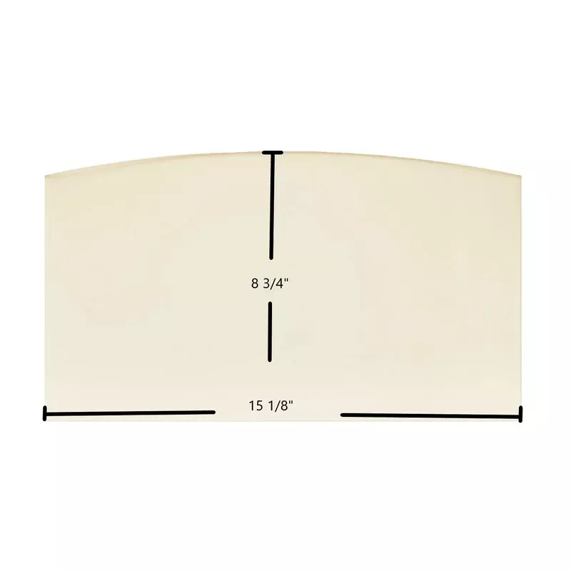 Vogelzang Shiloh TR002B Ceramic Glass Panel | 15 1/8″ x 8 3/4″ | Part #02-18