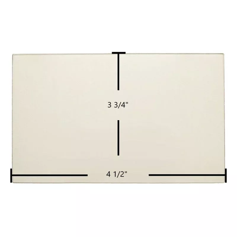 Vogelzang TR008 Durango (VG150) Ceramic Glass Panel | 4 1/2″ x 3 3/4″ | Part #08-46 / 892544
