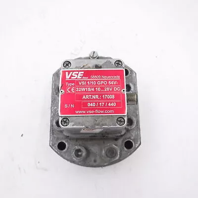 VSE FLOW VSI 1/10 GPO 54V-32W15/4 10…28V DC Flow Meter 17008