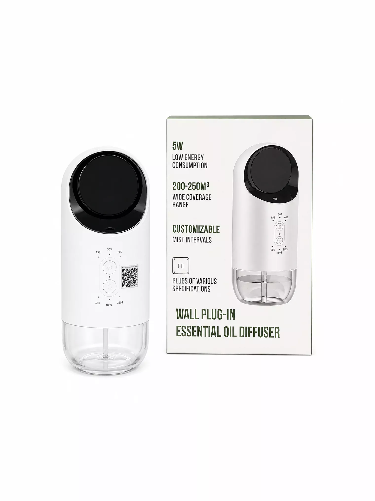 Wall Plug in Diffuser - White