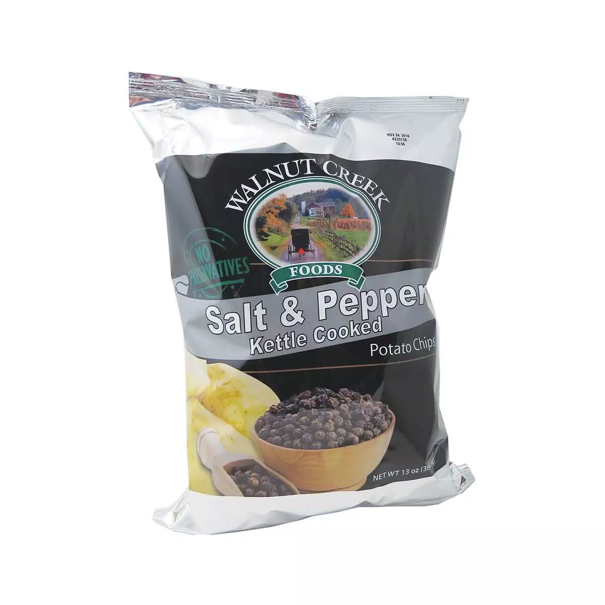 Walnut Creek Foods Kettle Cooked Salt & Pepper Potato Chips