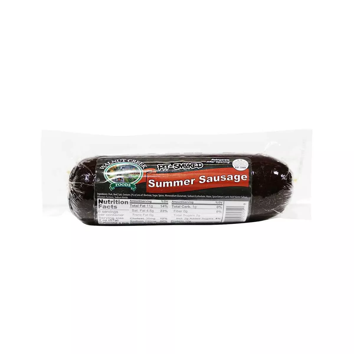 Walnut Creek Foods Pit-Smoked Summer Sausage