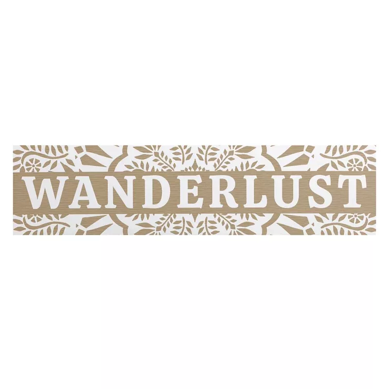 Wanderlust Sign, 2x15.8