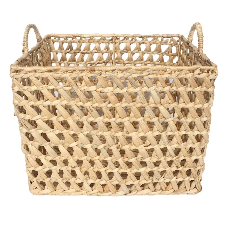 Water Hyacinth Storage Basket, Medium