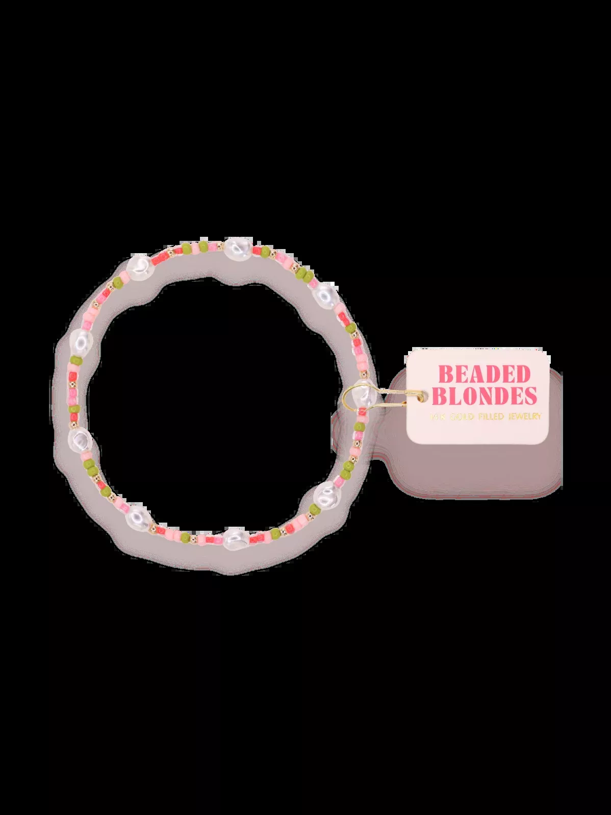 Watermelon Sprinkle Pearl Anklet
