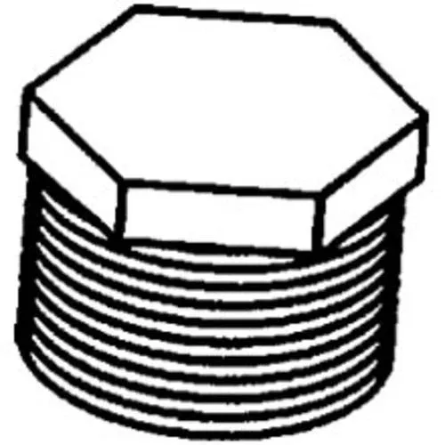 Watts PL1189 Plug Hex 1/2" Mpt