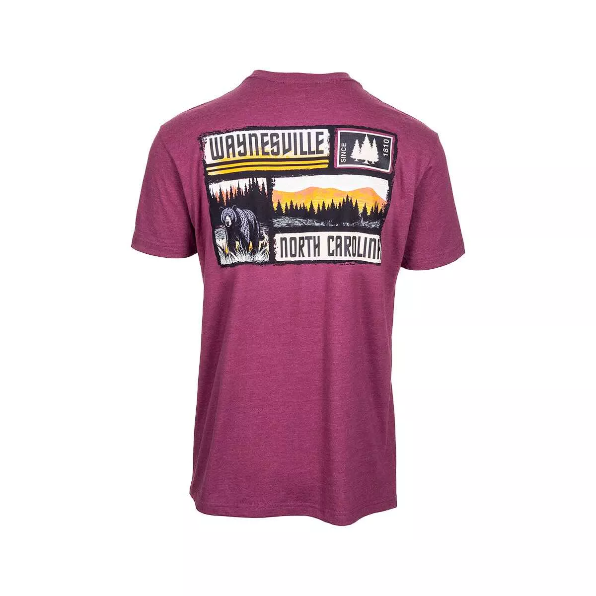 Waynesville Squared Off Mountains Short Sleeve T-Shirt