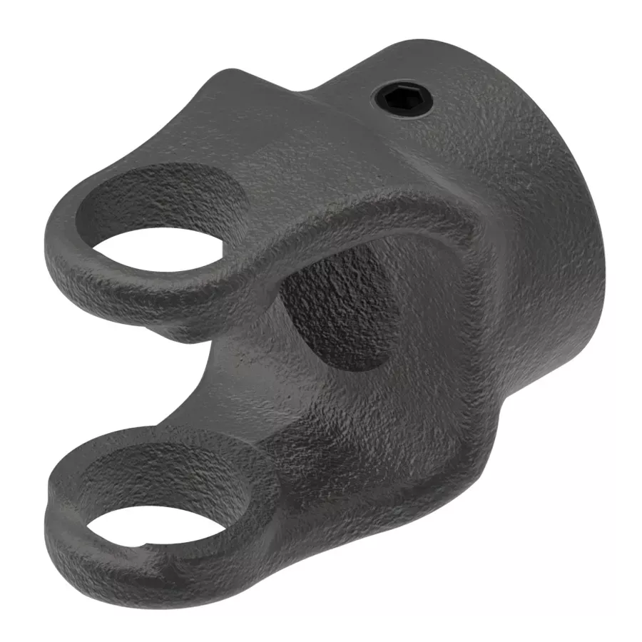 Weasler 12N Series Setscrew Yoke with Round Keyway Bore