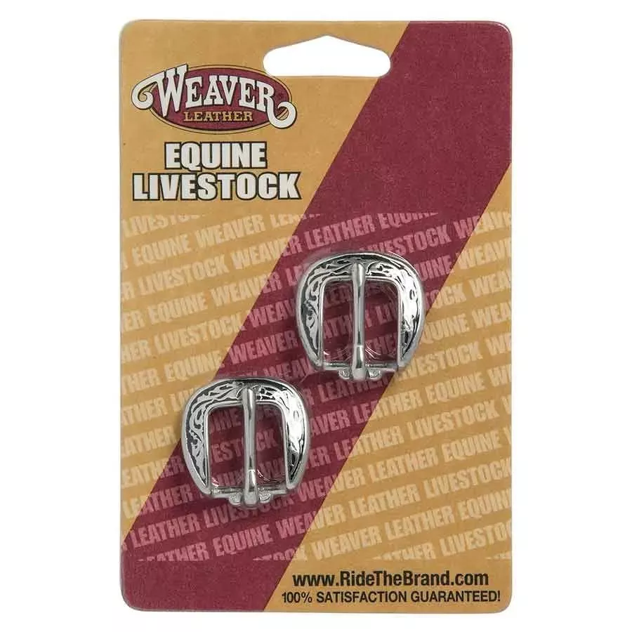 Weaver 04000 5/8" Horse Shoe Brand Floral Buckles