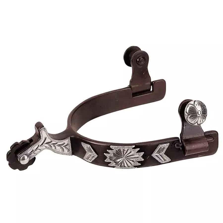 Weaver Men's Antiqued Chap Guard Spurs