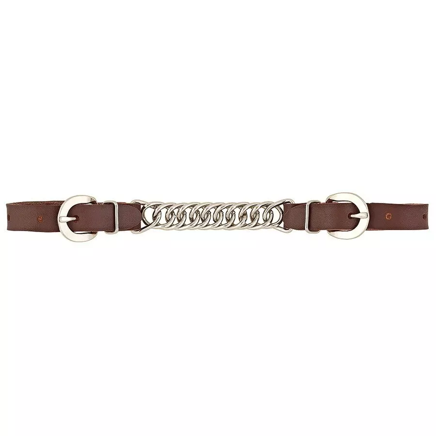 Weaver Working Cowboy Single Link Chain Curb Strap - 4 1/2"