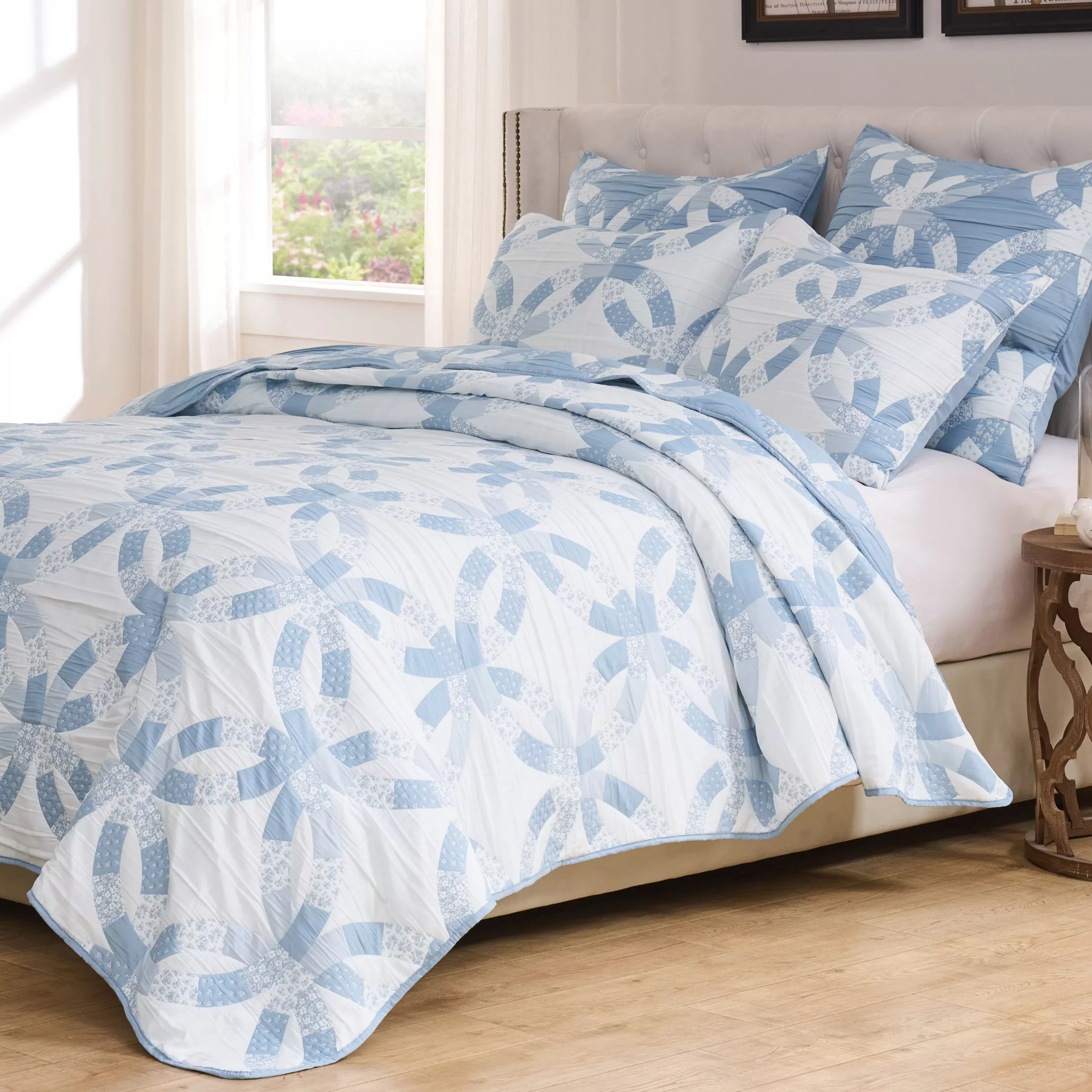 Wedding Ring Jacquard Bedding Set