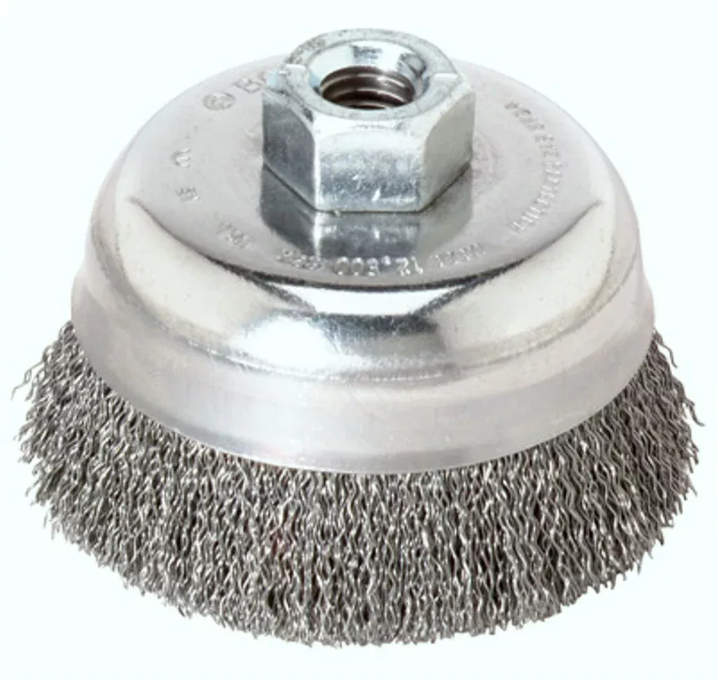 Weiler 36031 Crimped Wire Cup Brush, 3"