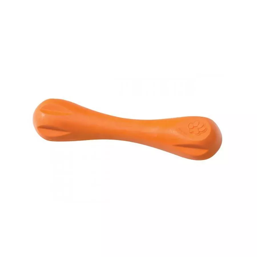West Paw Hurley Dog Bone - Small - Tangerine