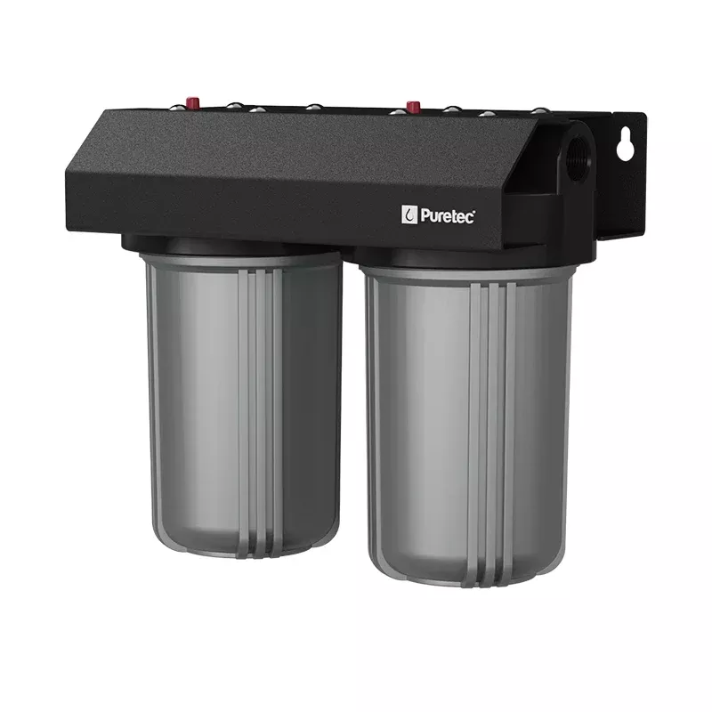 WH2-30 Puretec Whole House Dual System Complete 10 inch MaxiPlus 1″ Connection