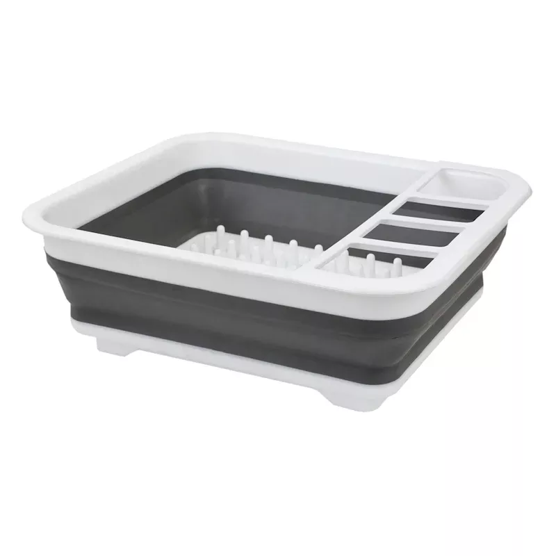 White Collapsible Dish Rack