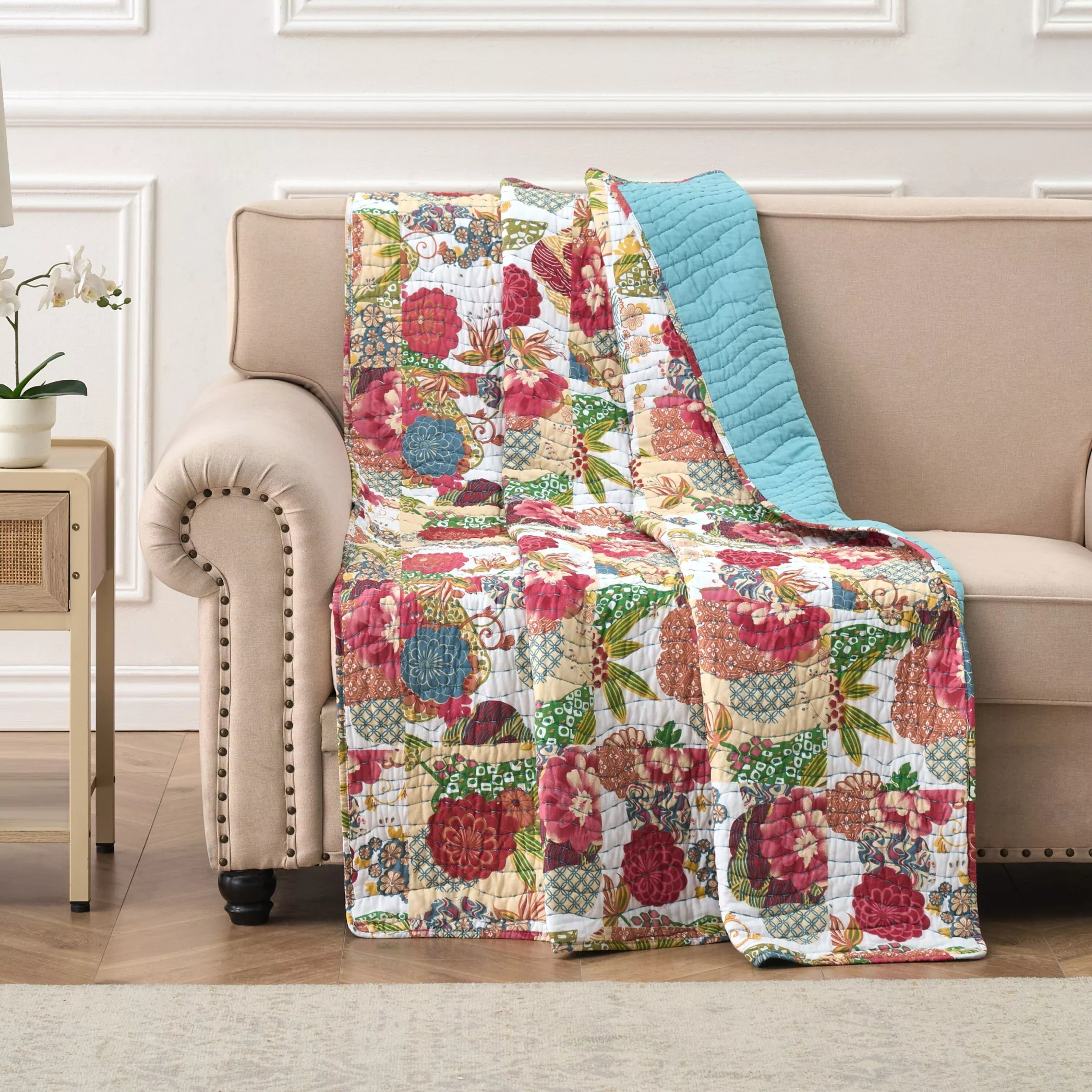 White Jewel Throw