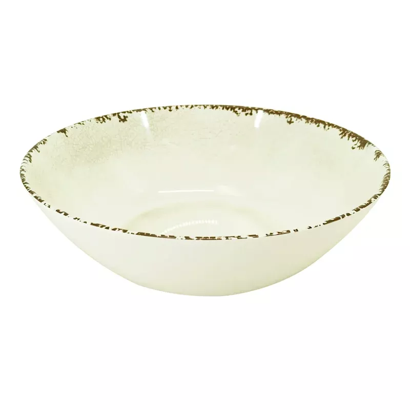 White Melamine Serving Bowl, 10"