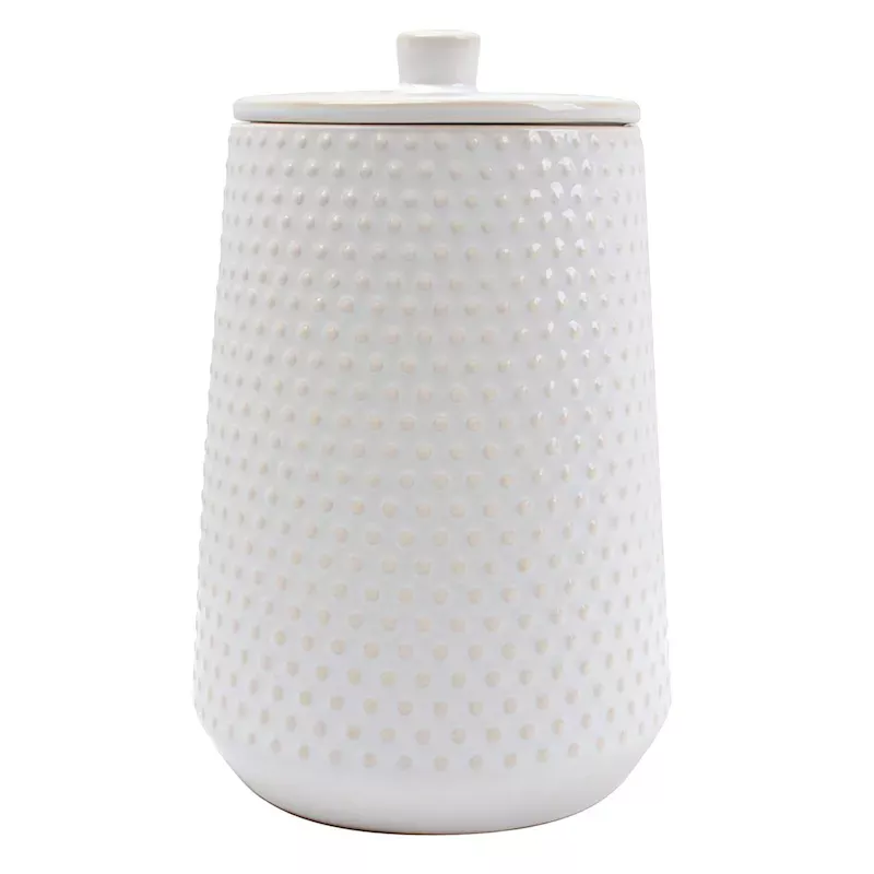 White Pasadena Canister, Medium