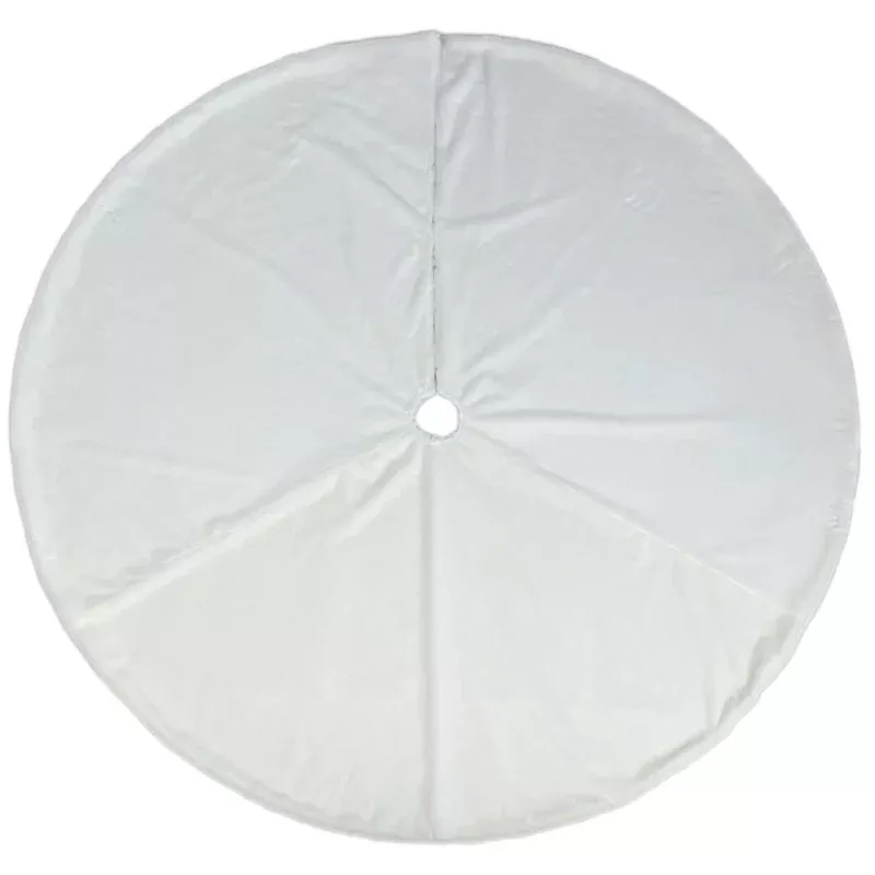 White Plush Tree Skirt, 72"