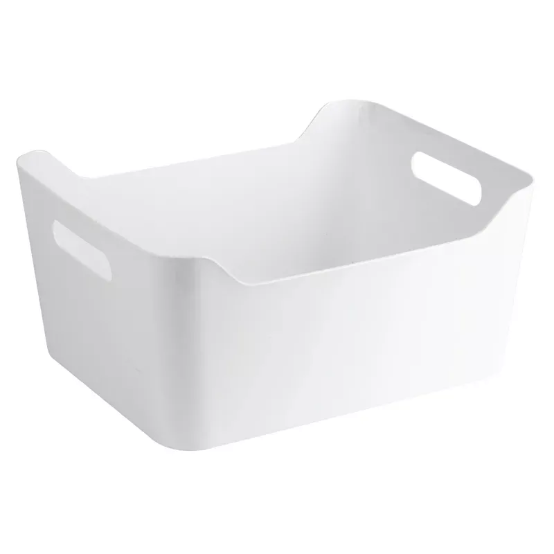White Storage Bin, 15L