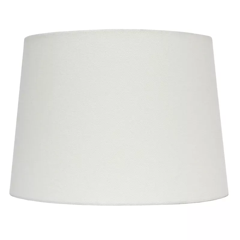 White Tapered Drum Table Lamp Shade, 10"