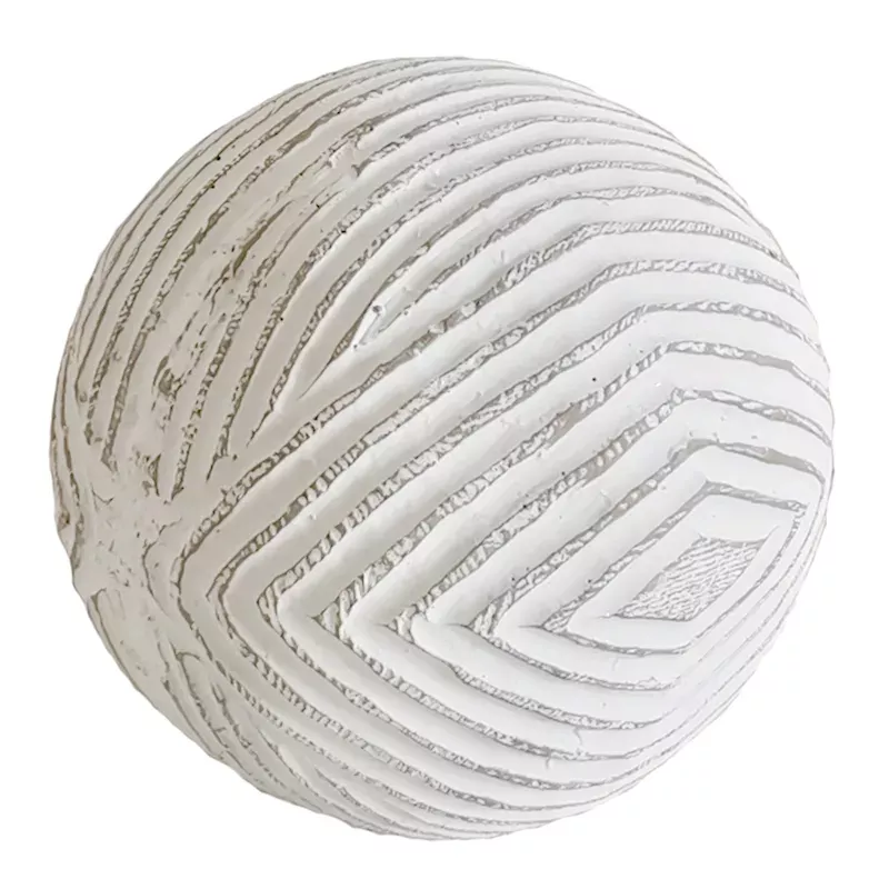 White Textured Ball, 4"