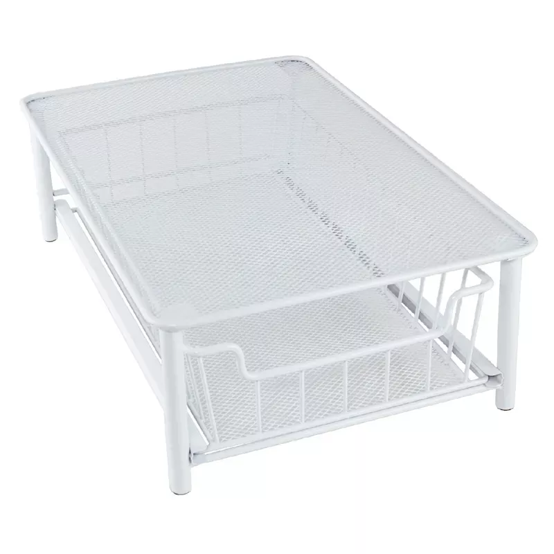White Under the Sink Storage Organizer, Small