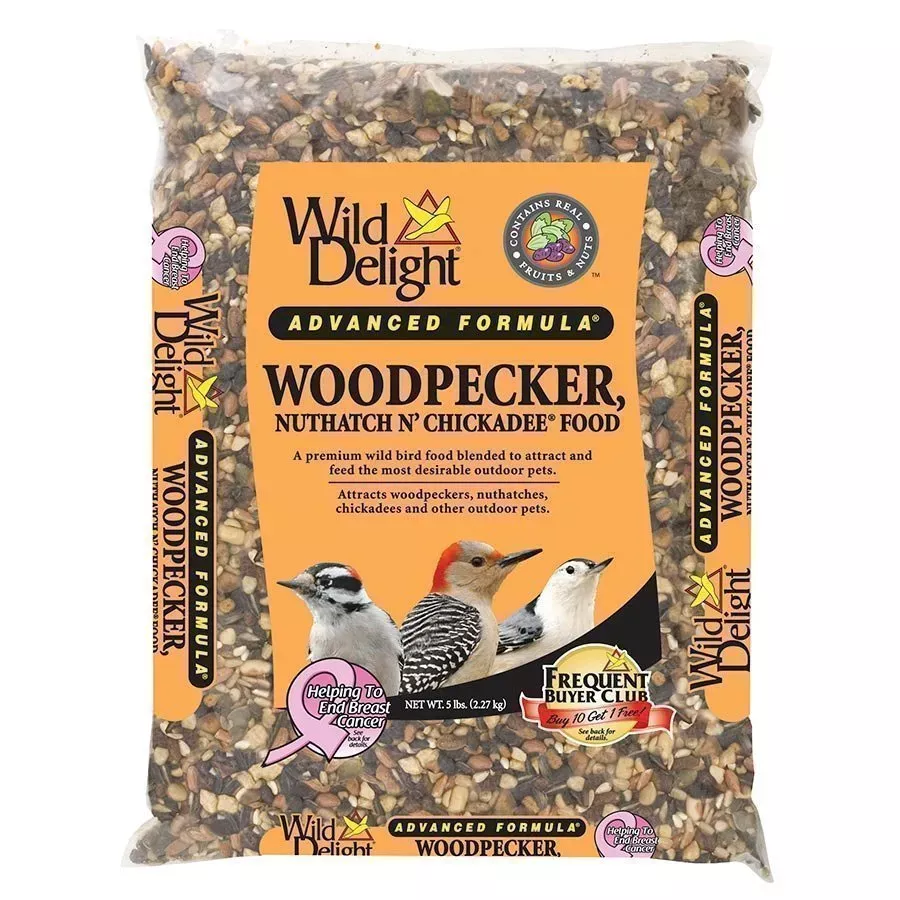 Wild Delight Woodpecker and Chickadee Bird Food - 5 lb
