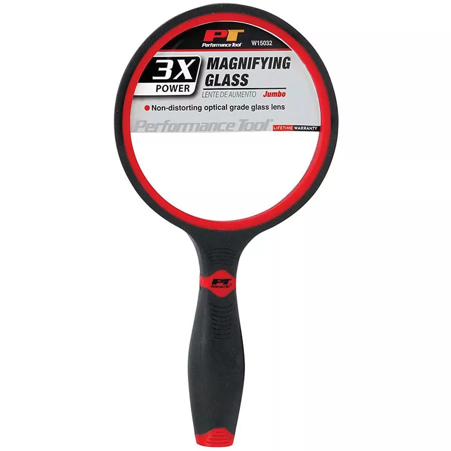 Wilmar Performance Tool Jumbo 3X Magnifying Glass
