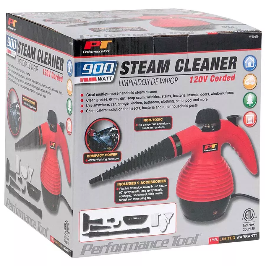 Wilmar Performance Tool Steam Cleaner - 900 W