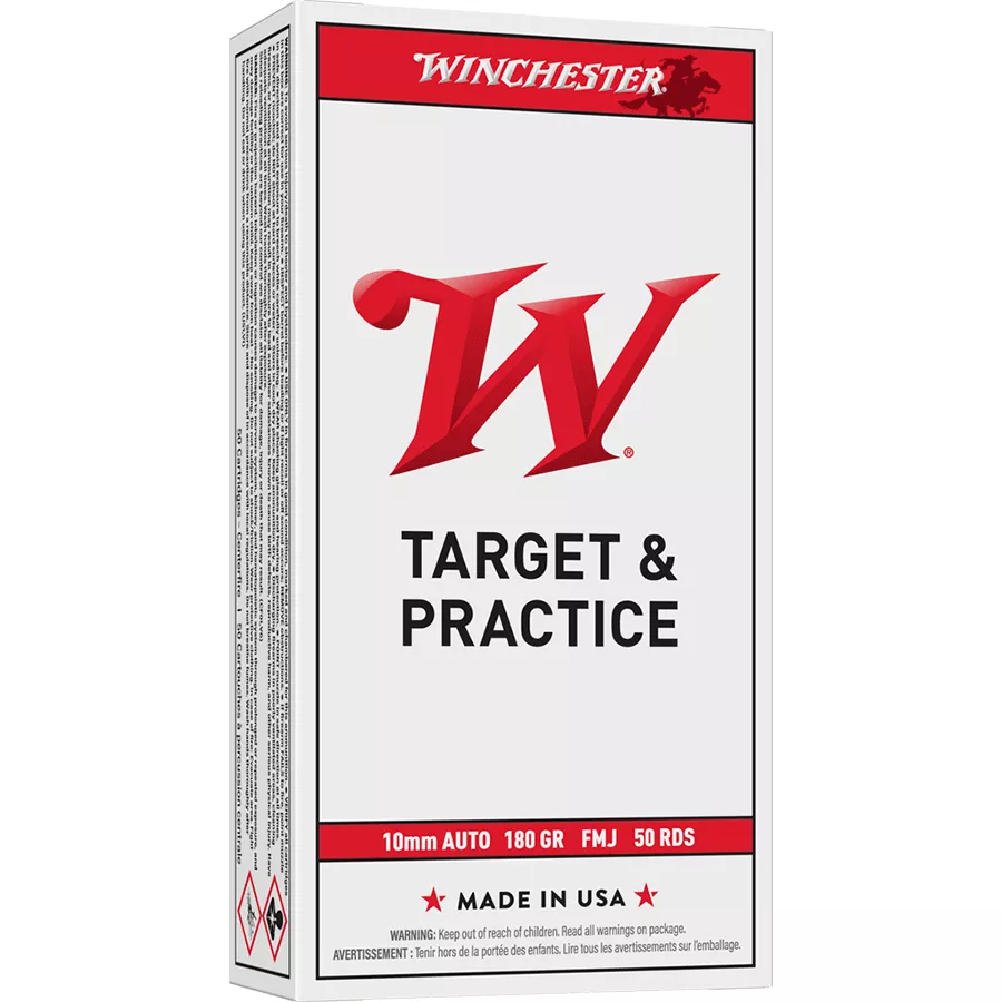 Winchester 10mm FMJ - 180 GR - 50 RDS