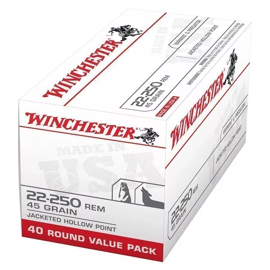 Winchester Jacketed Hollow Point Rifle Ammunition