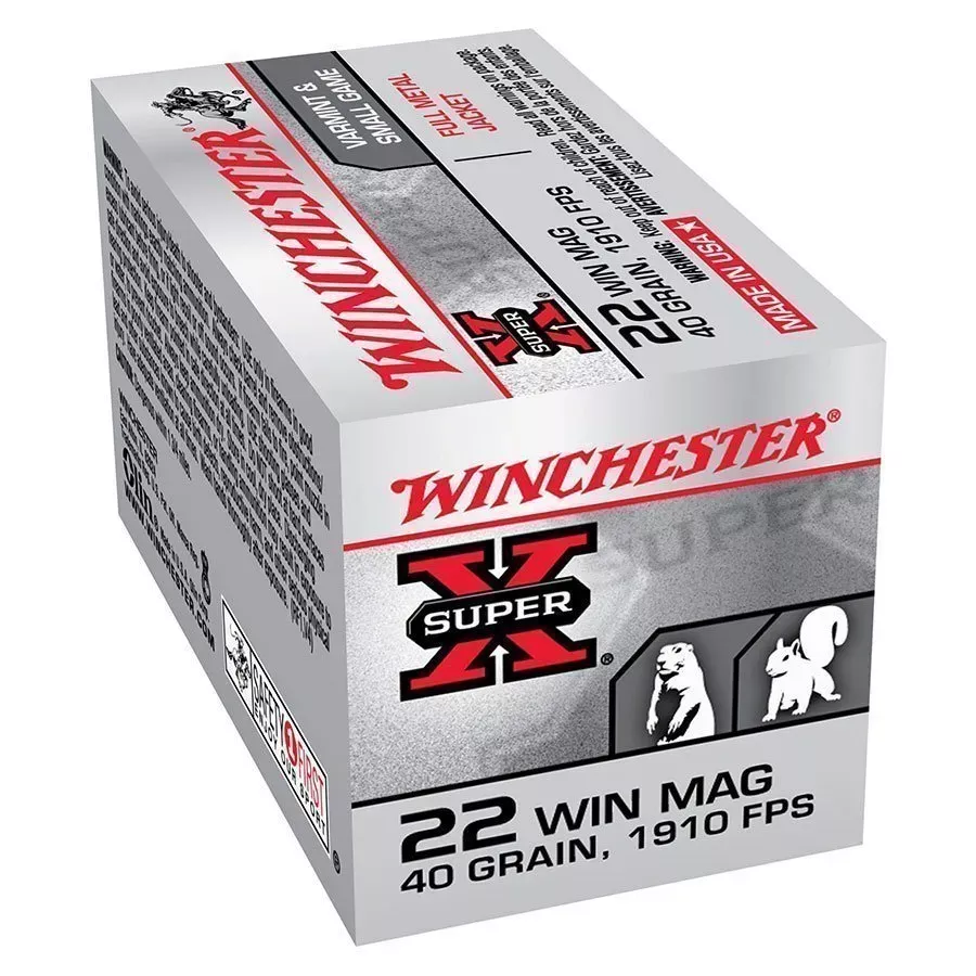 Winchester Super X Full Metal Jacket Rimfire Ammunition