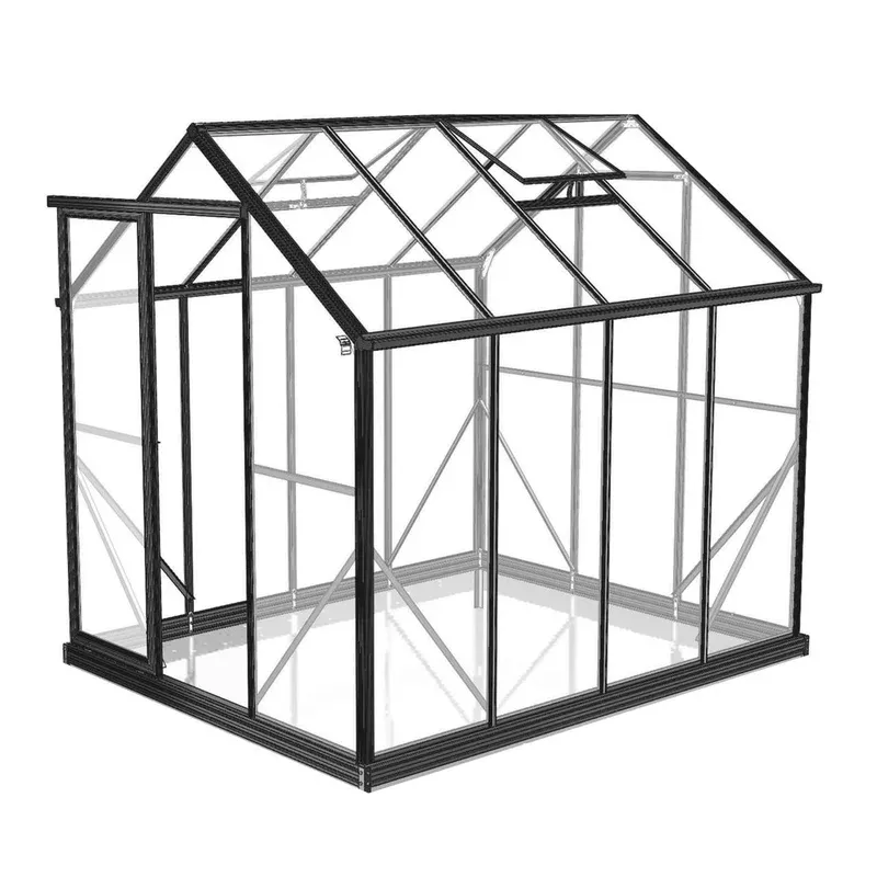 Winter Gardenz 6x8ft (2×2.6m) Greenhouse 6mm Polycarbonate