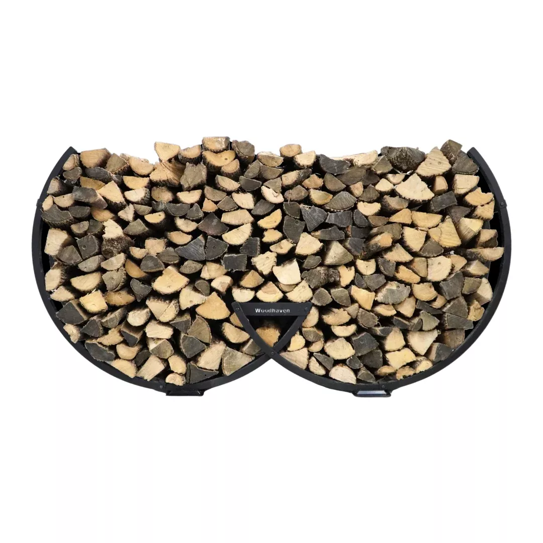 Winter Workman Firewood RackCurved SteelWoodhaven