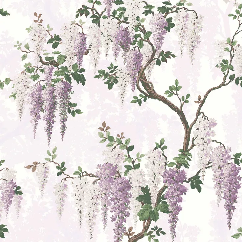 Wisteria Lilac Wallpaper