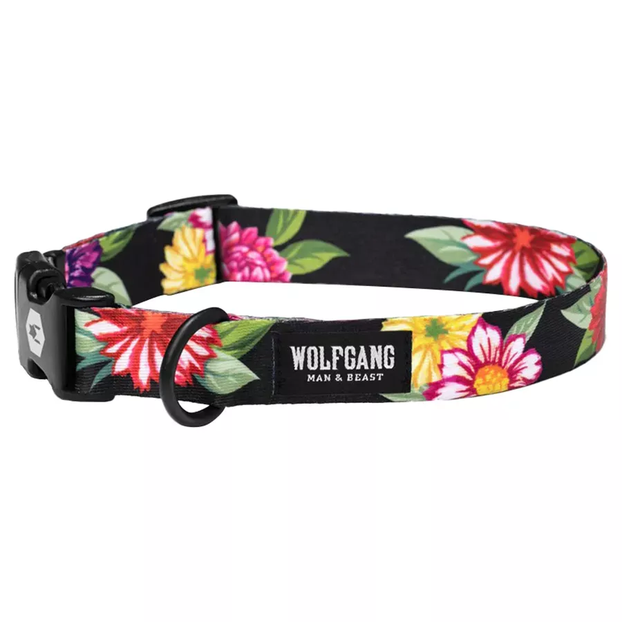 Wolfgang DarkFloral Dog Collar