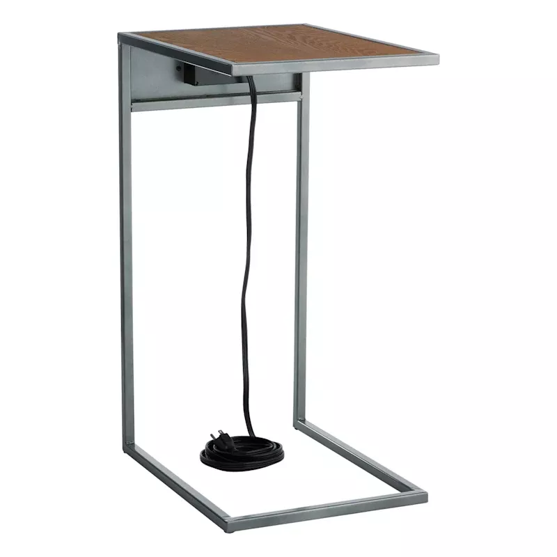 Wood & Metal USB C-Table
