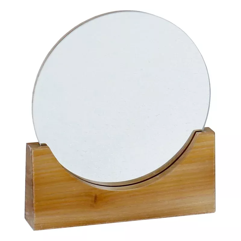 Wood Mirror, 10"