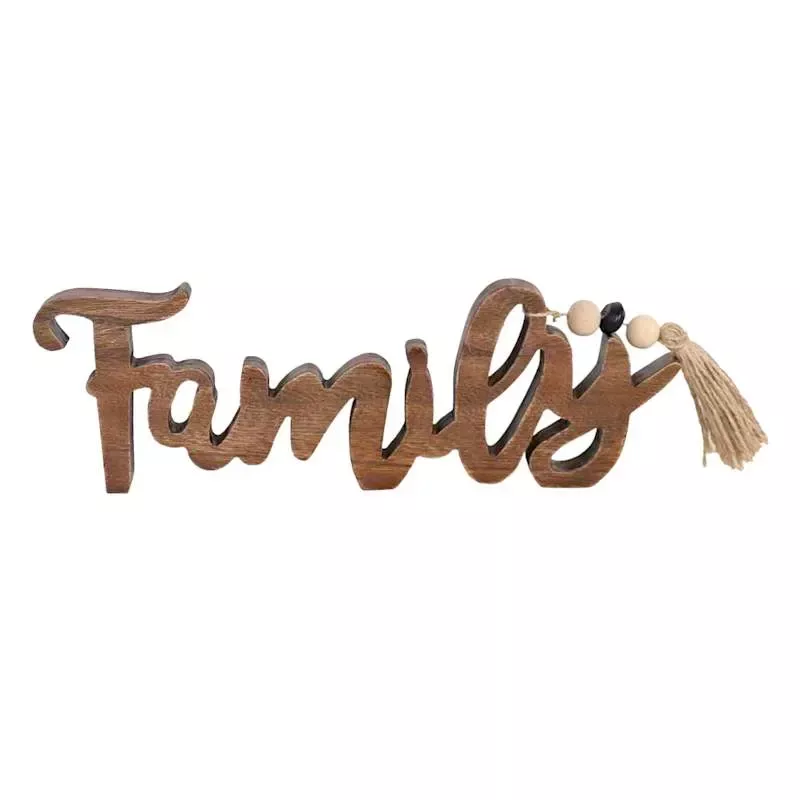 Wooden Family Sign, 14"
