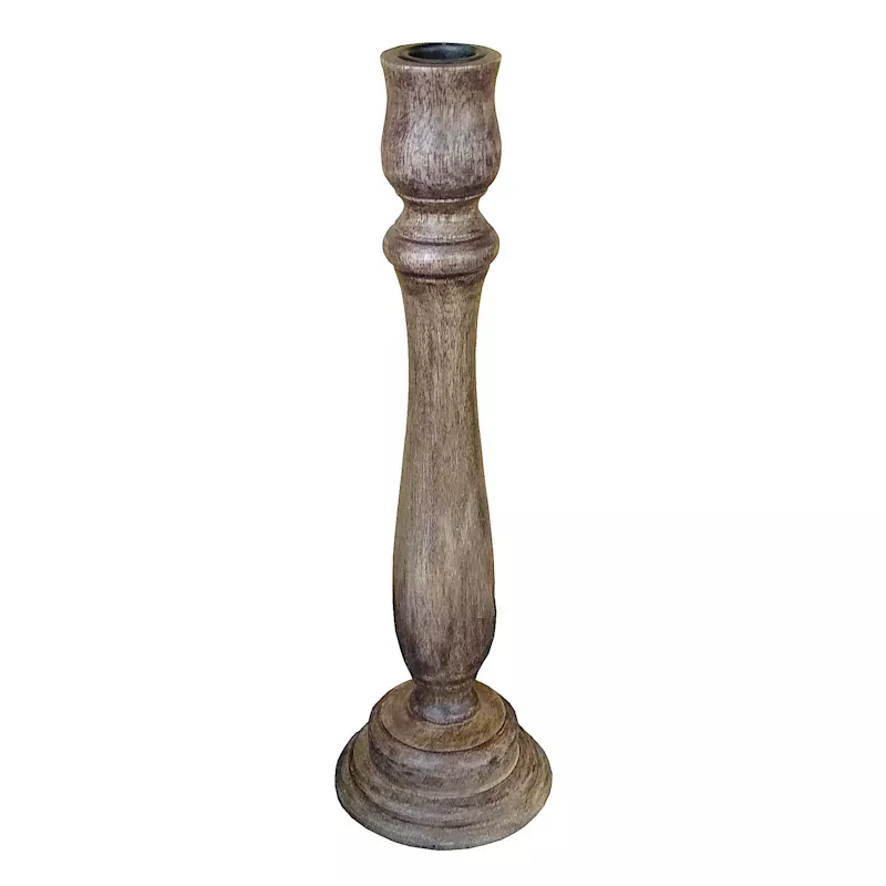 Wooden Taper Candle Holder, Large