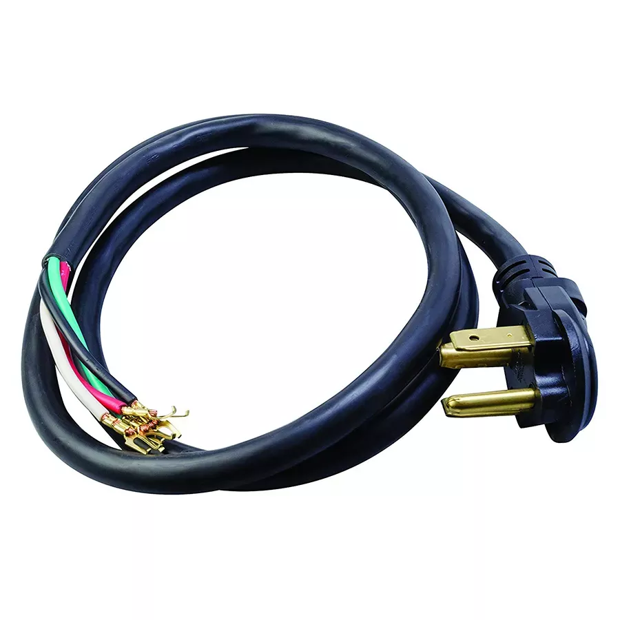 Woods 10/4x30 Amp Dryer Replacement Power Cord - Black