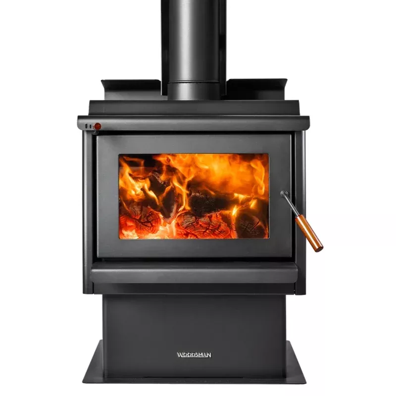 Woodsman Coleridge Pedestal Wood Fire