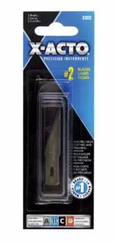 X-Acto X202 Knife Blade#2, 5/Card