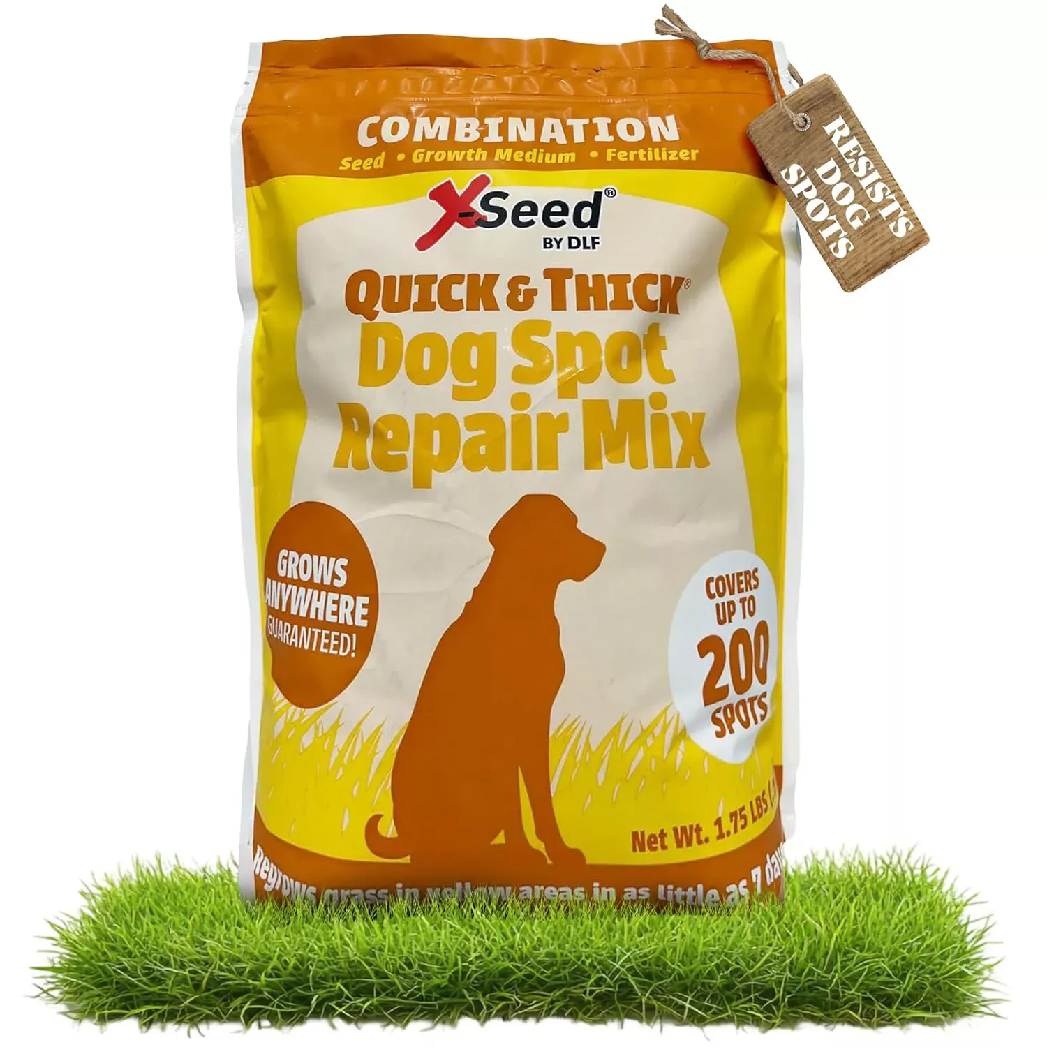 X-Seed Quick and Thick Dog Spot Repair Lawn Seed Mix 1.75 lb