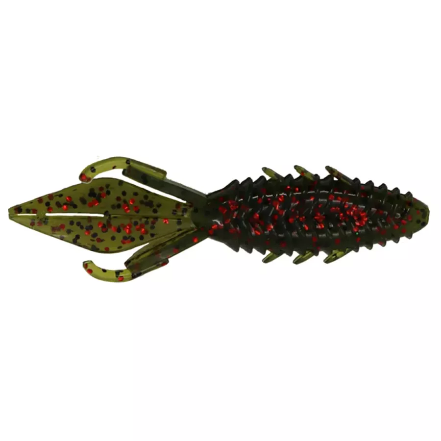 X Zone Lures Adrenaline Bug Jr Bait - 3.5" - 8 pk - Watermelon Red Flake