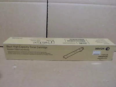 Xerox 106R01439 High Yield Black Toner Phaser 7500 Genuine OEM