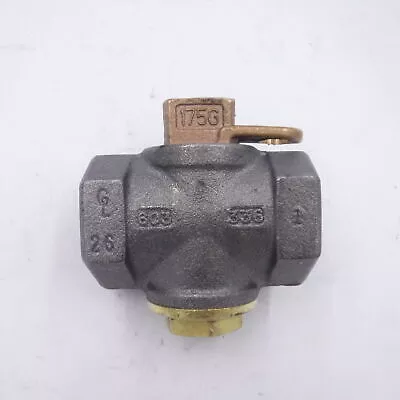 A.Y. McDonald Iron Square Head Gas Plug Valve 1″ FNPT, 175 PSI, GCIBSHH