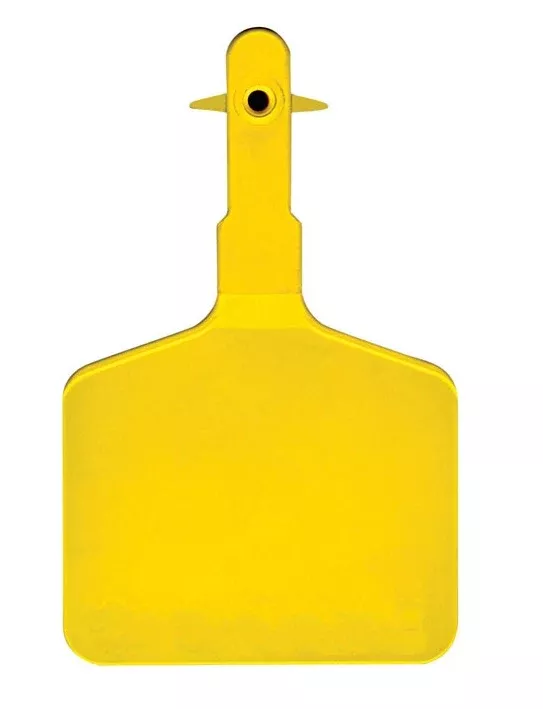 Y-Tex 0513000 Lone Star Plastic Ear Tag, Yellow